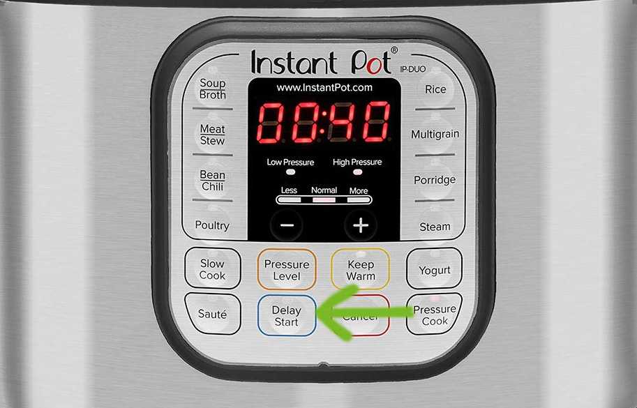 How to use Delay Start on Instant Pot 