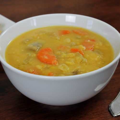 Instant Pot Vegan Split Pea Soup - Corrie Cooks