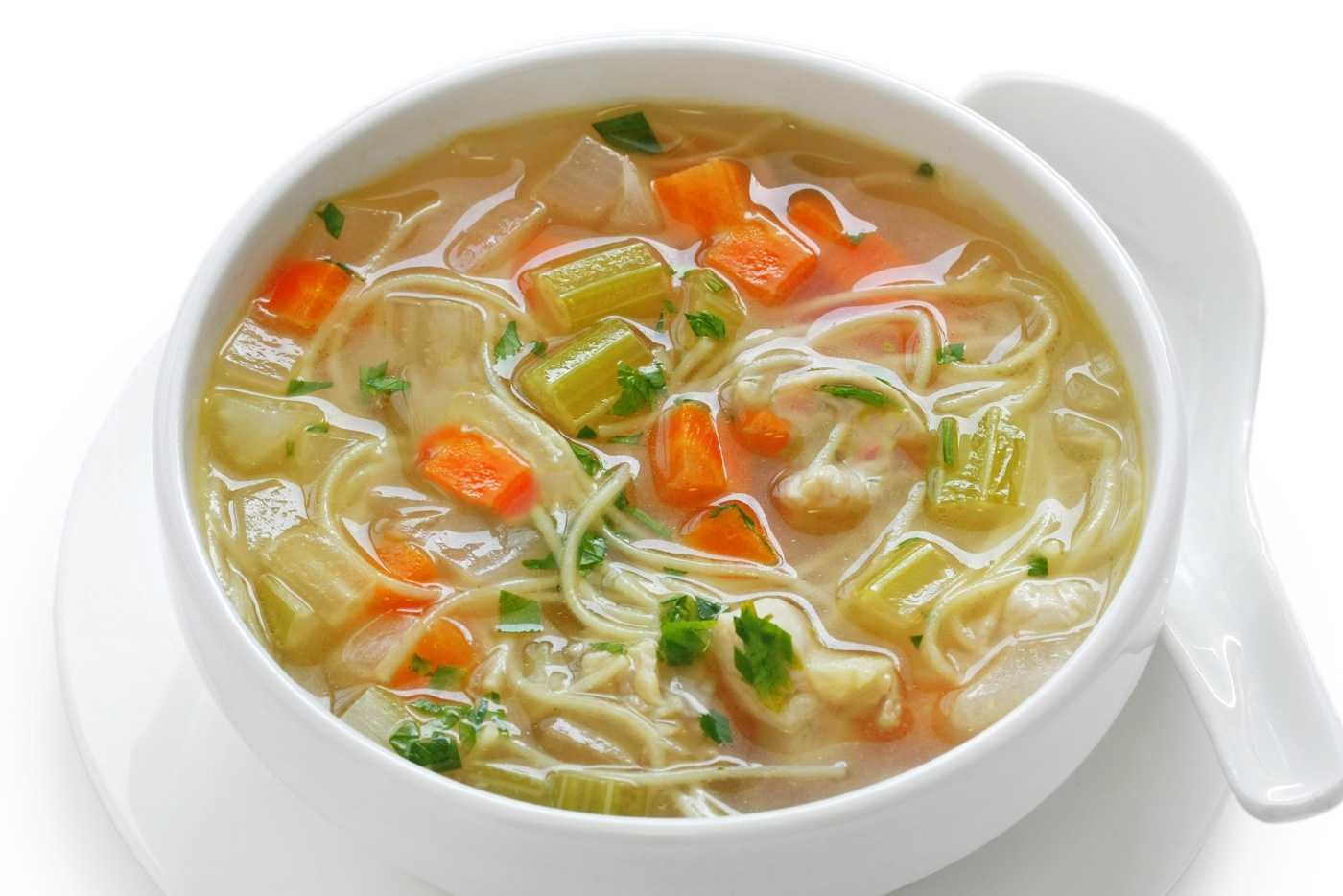 Instant Pot Vegetable Noodle Soup - Corrie Cooks