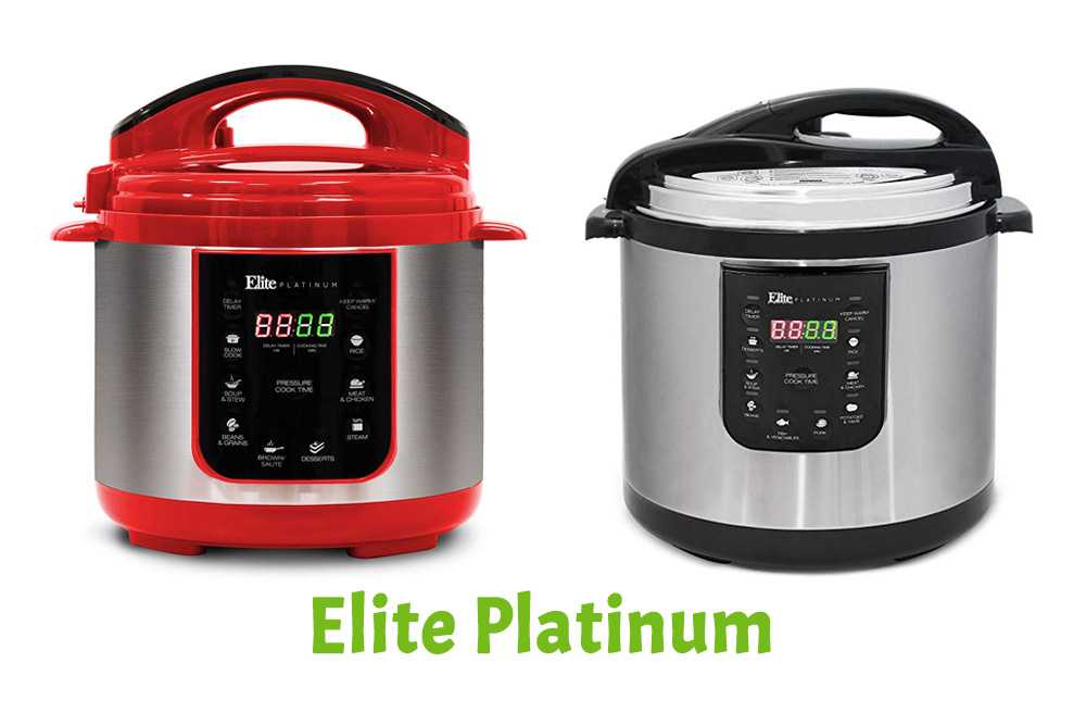 Best Buy: Elite Platinum 10-Quart Pressure Cooker Black/Stainless Steel  EPC-1013