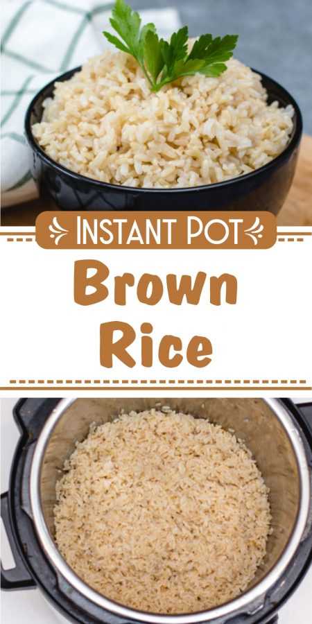 Instant Pot Brown Rice - Corrie Cooks