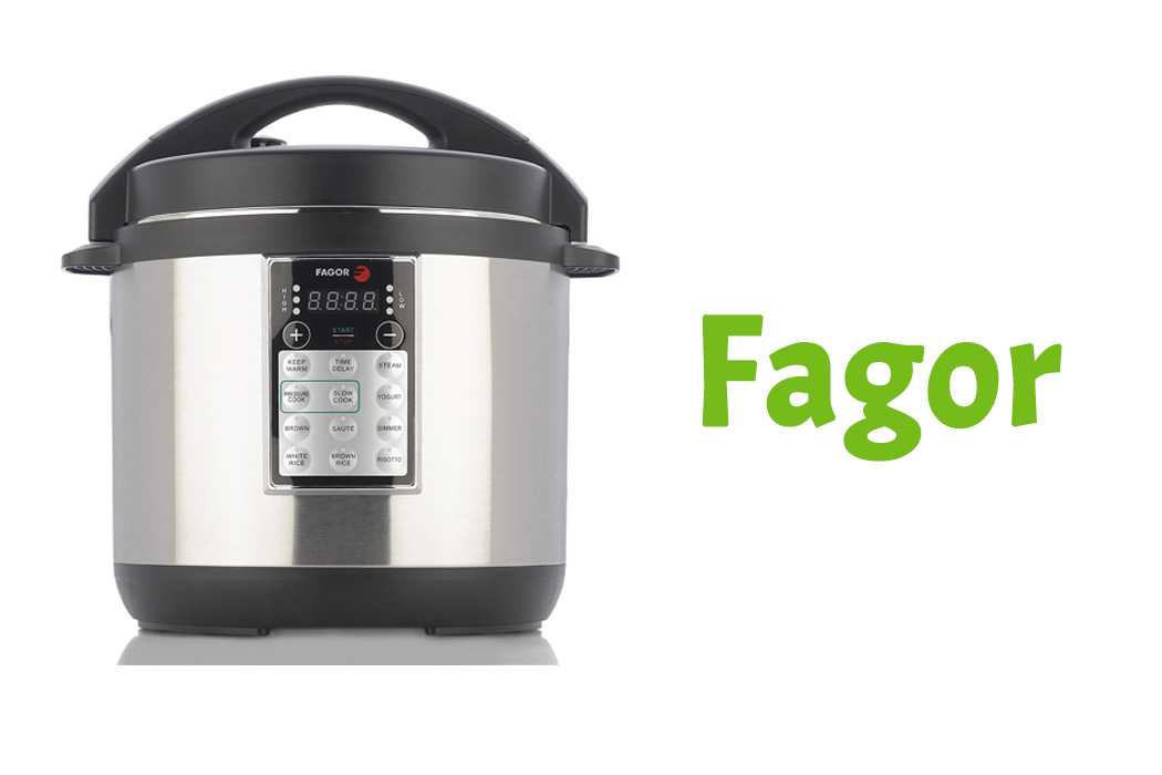  Fagor 3-in-1 6-Quart Multi-Use Pressure Cooker, Slow