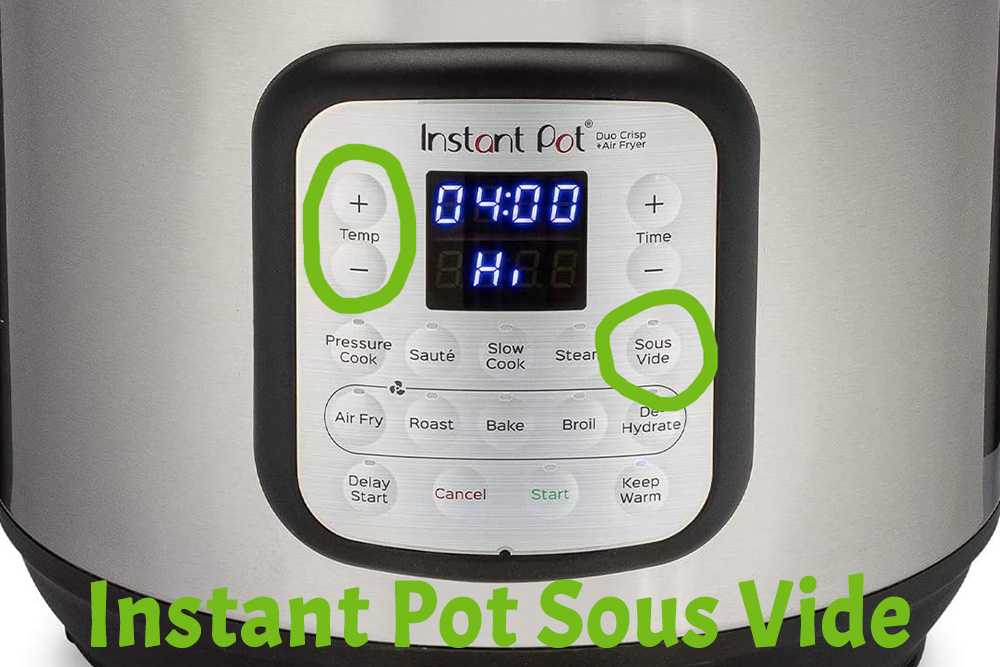 How to Use the Instant Pot Sous Vide Smart Program - Paint The