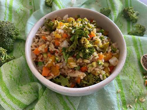One Pot Brown Rice and Veggies (+ video) - Family Food on the Table