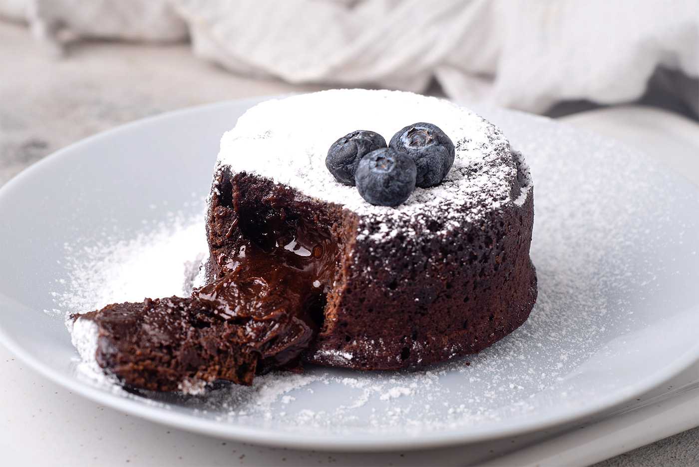 Eggless Choco Lava Cake - Cooking From Heart