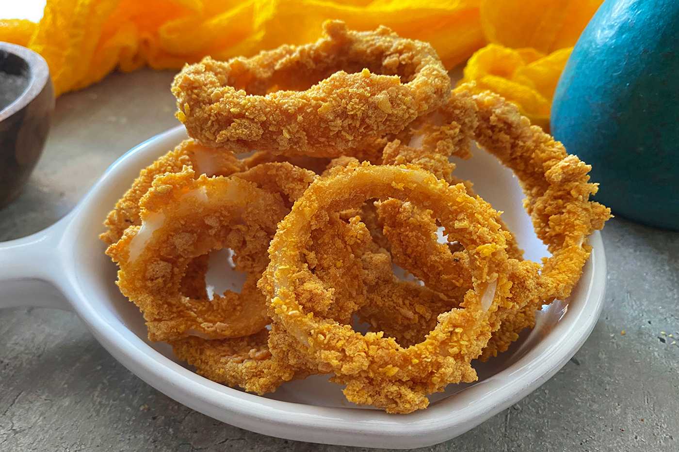 Air Fryer Onion Rings - Spend With Pennies