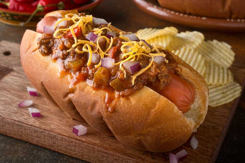 Gourmet Hot Dogs with Crispy Veggies