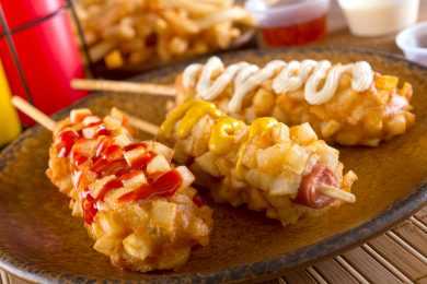 Korean corn dogs