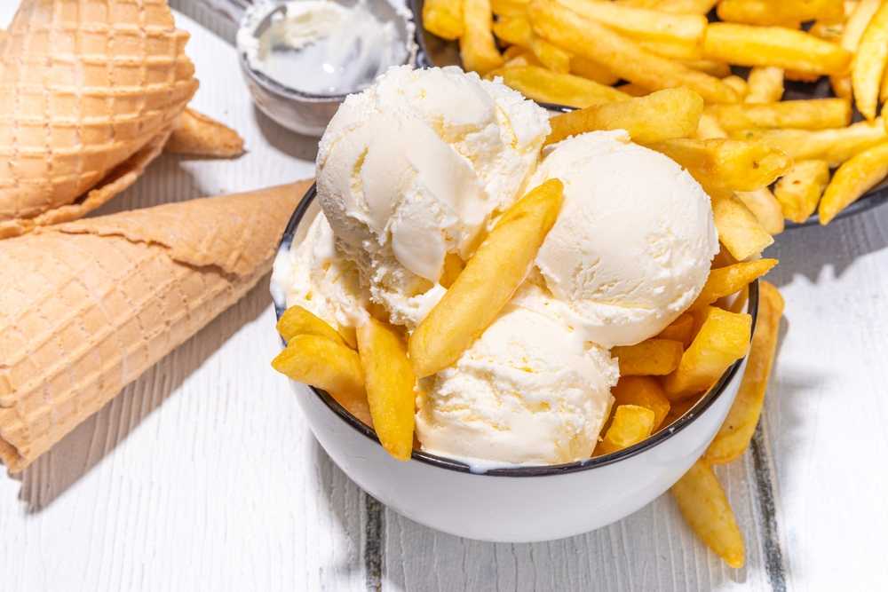 French Fries with Ice Cream