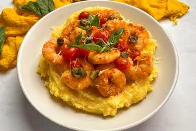 Shrimp and Polenta