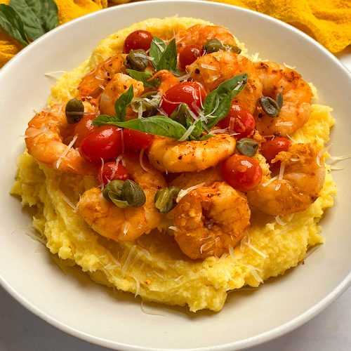 Shrimp and Polenta