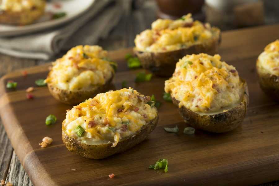 Twice Baked Potatoes on Grill - Corrie Cooks