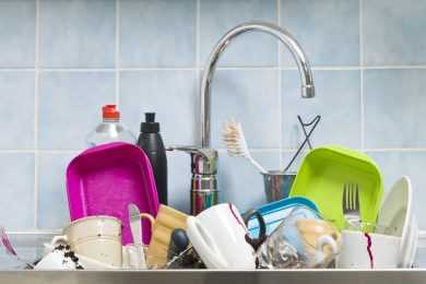 Messy kitchen