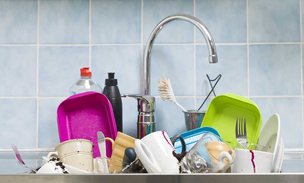 Messy kitchen