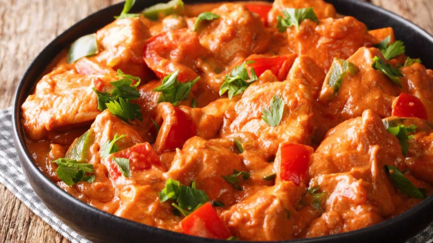 Chicken in peanut sauce