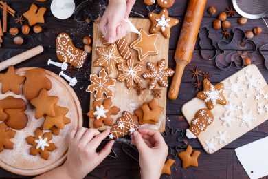 making cookies