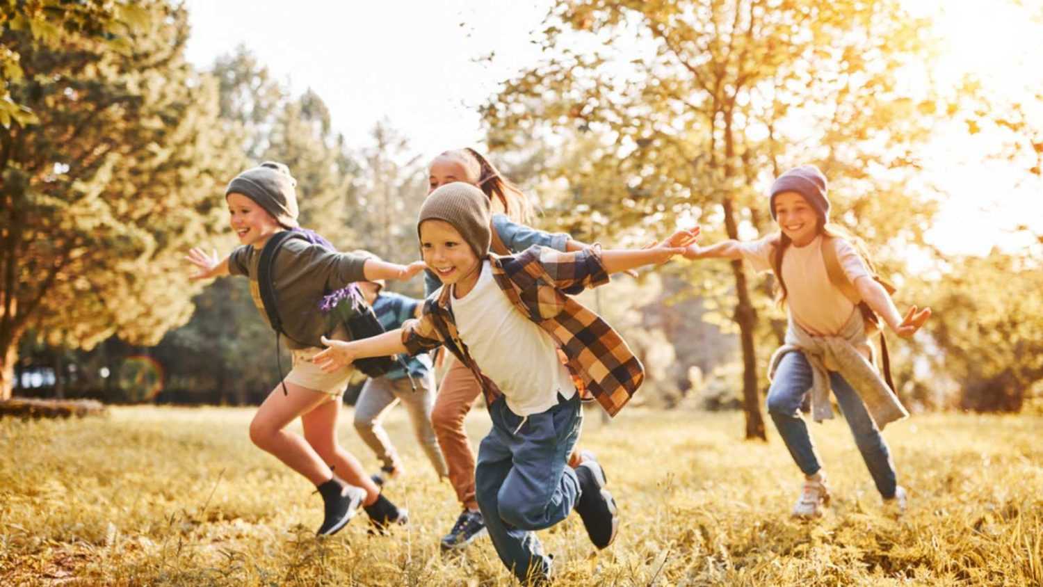 Kids playing outside