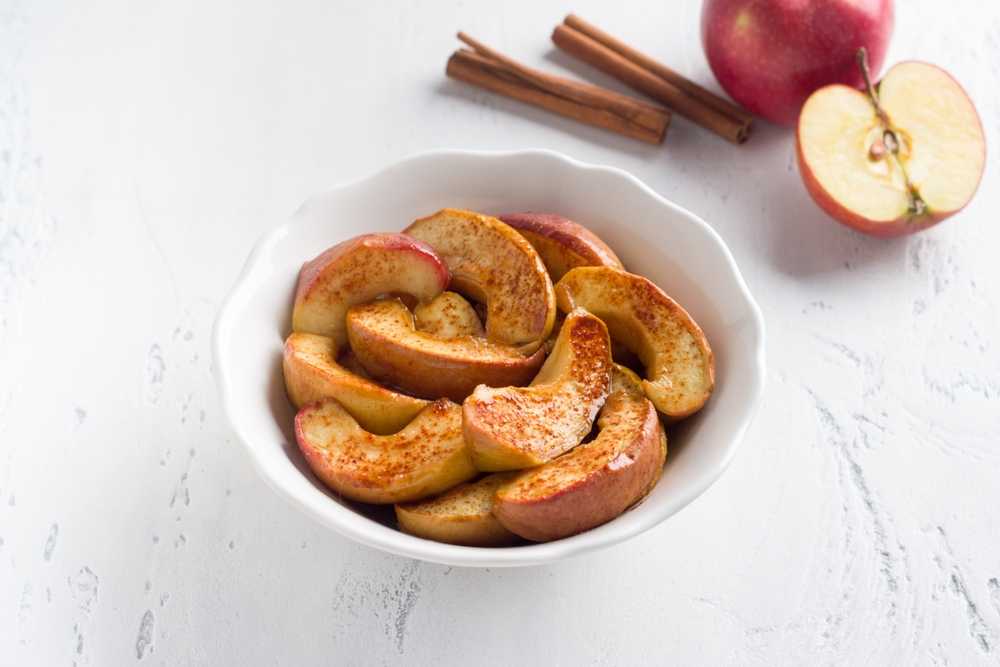 Microwave Cinnamon Apple Slices – Melanie Cooks