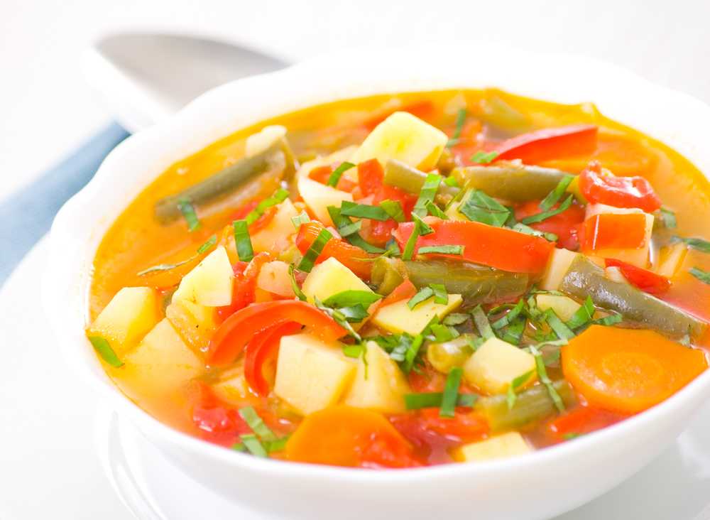 Slow Cooker Vegetable Soup - Corrie Cooks