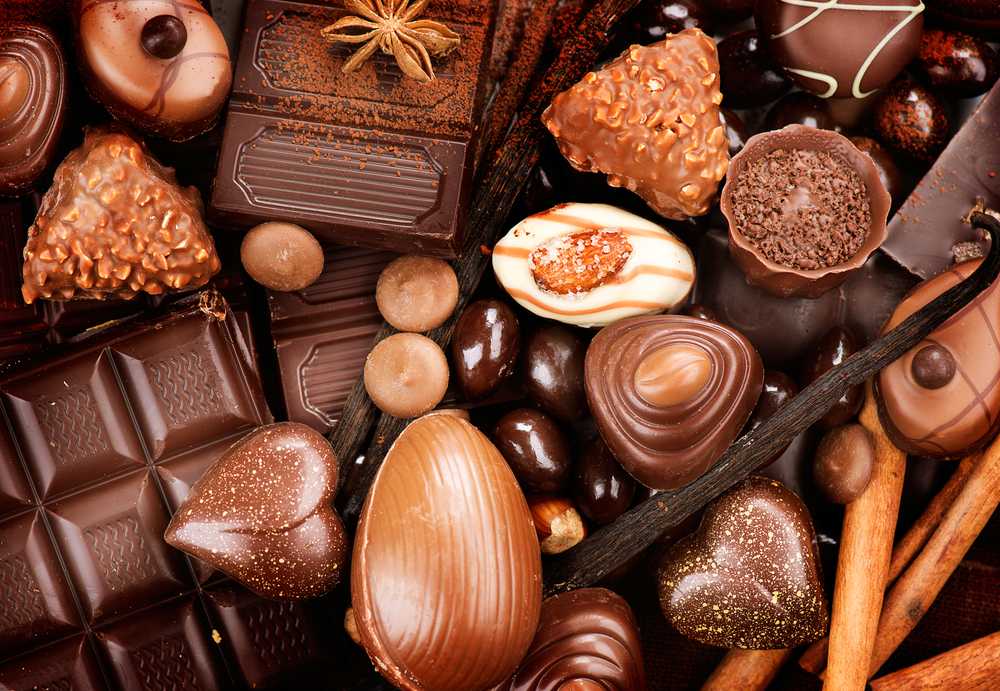 chocolate snacks praline