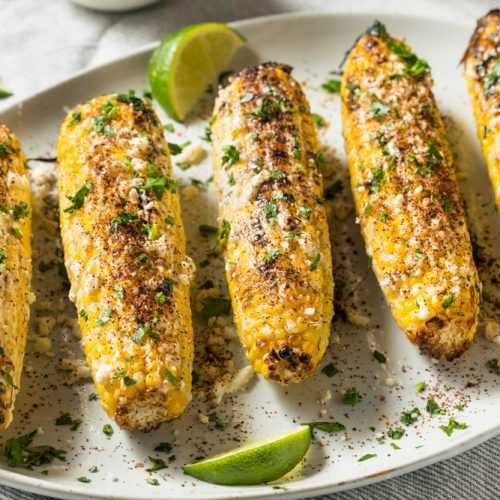 Elote mexican street corn