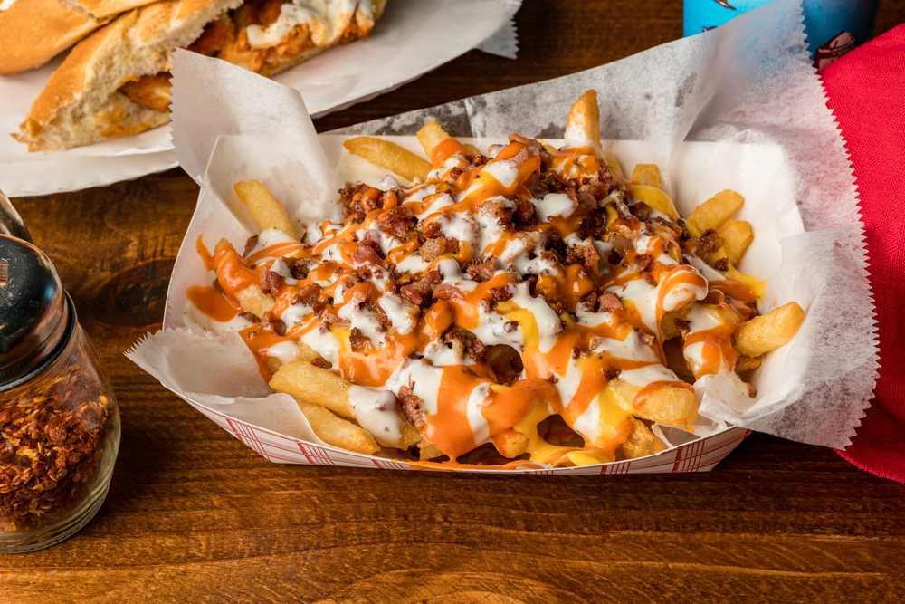loaded fries cheese